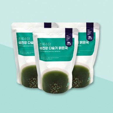 쫄깃한 다슬기살, 껍질채 갈아만든 섬진강 맑은국 500ml